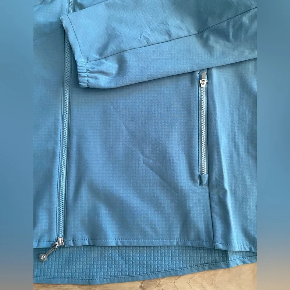 NWT PETER MILLAR‎ Golf Men’s Jacket Rainfall Blue MF23EZ25 Size XL - Picture 11 of 11